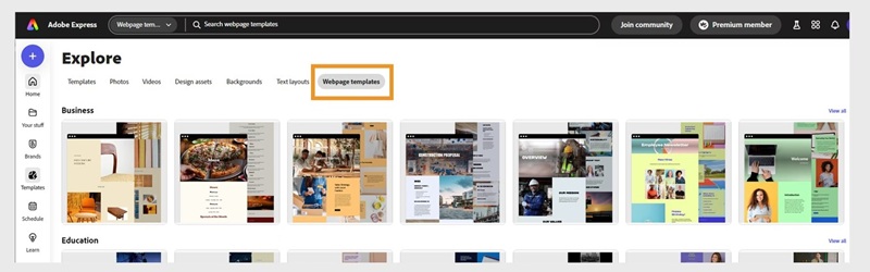 adobe portofolio