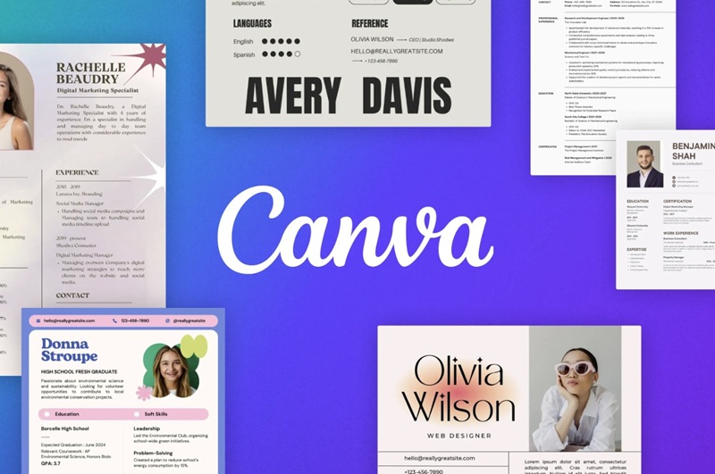 canva cv maker