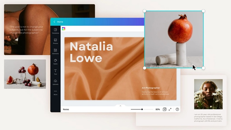 canva portofolio