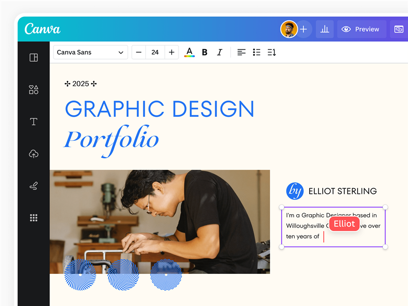 Cara Membuat Portofolio Digital di Canva 3