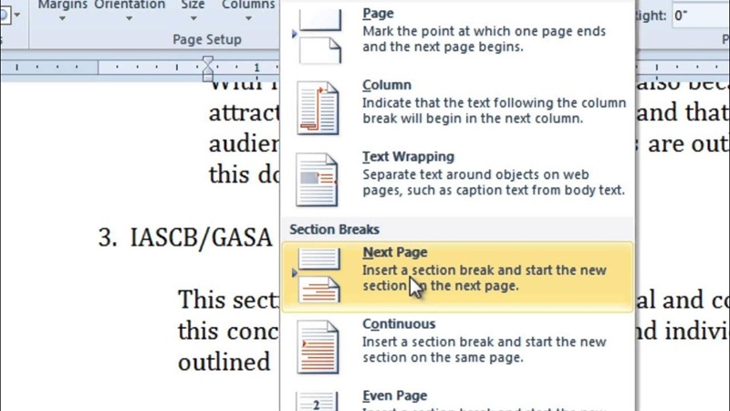 Page Break & Section Break fitur microsoft words untuk mahasiswa