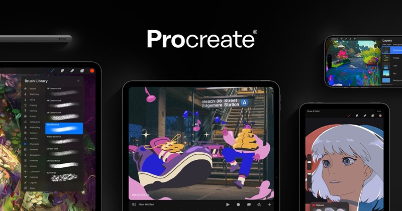 software desain untuk mahasiswa DKV 1 - procreate