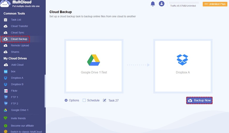 Auto Backup dari Cloud Lain ke Google Drive