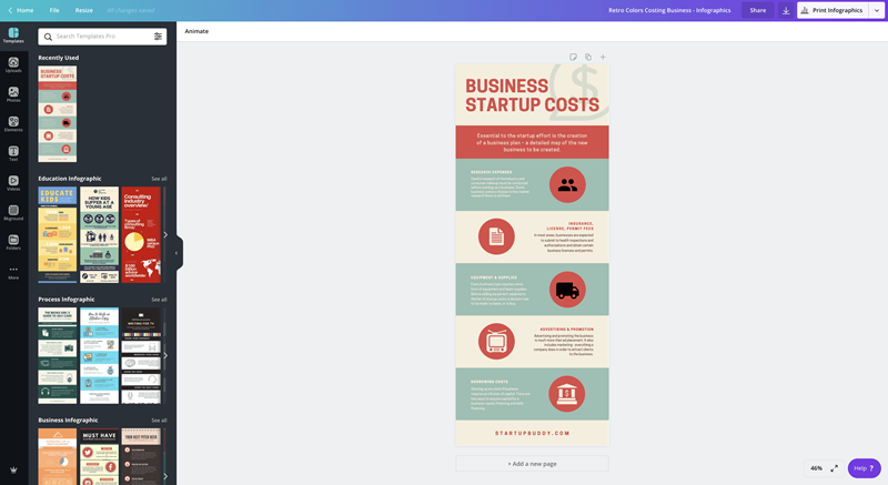 Cara Membuat Infografis di Canva 5