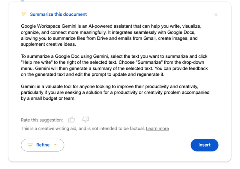 Cara Menggunakan AI di Google Docs 4