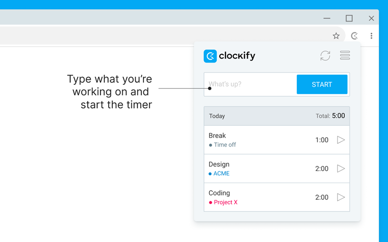 Clockify - ekstensi google chrome untuk mahasiswa