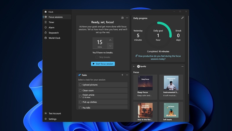 Focus (Focus Sessions) - fitur rahasia windows