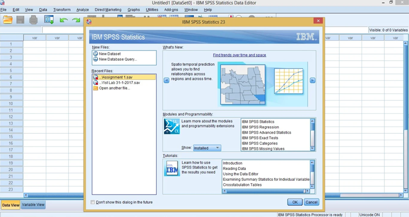 SPSS (Statistical Package for the Social Sciences)