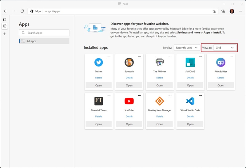 Web Apps (PWA)