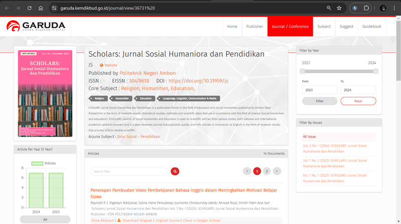 Cara Mencari Jurnal di Garuda 1