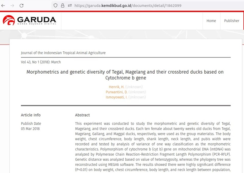 Cara Mencari Jurnal di Garuda 3
