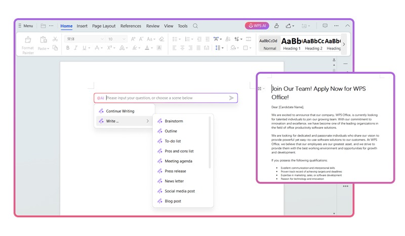 Tips Pakai WPS Office 4