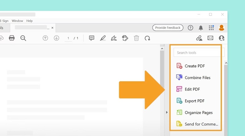 cara convert pdf ke excel - adobe