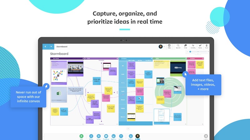 stormboard - aplikasi whiteboard digital untuk kuliah