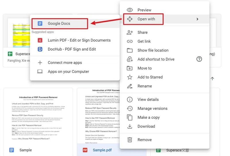 Cara Ekspor PDF ke Google Docs