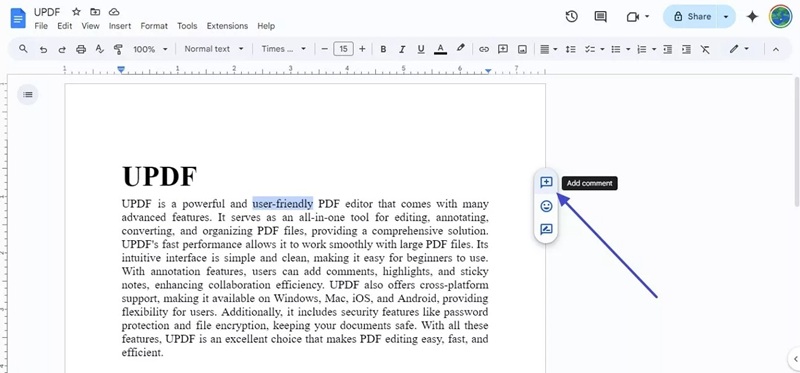 Cara Menambahkan Komentar di Google Docs Lewat Laptop atau PC