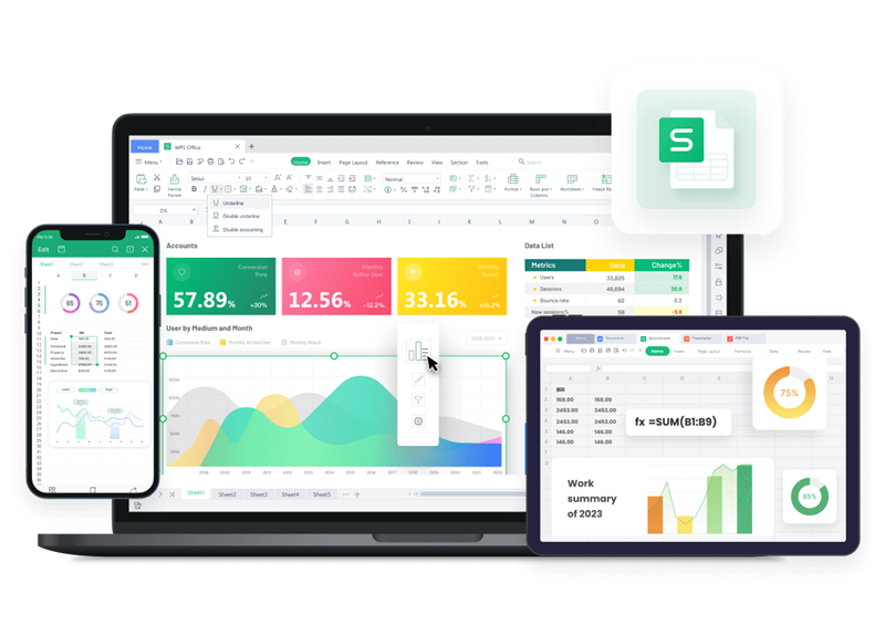 Cara Pakai Template WPS Office untuk Spreadsheet