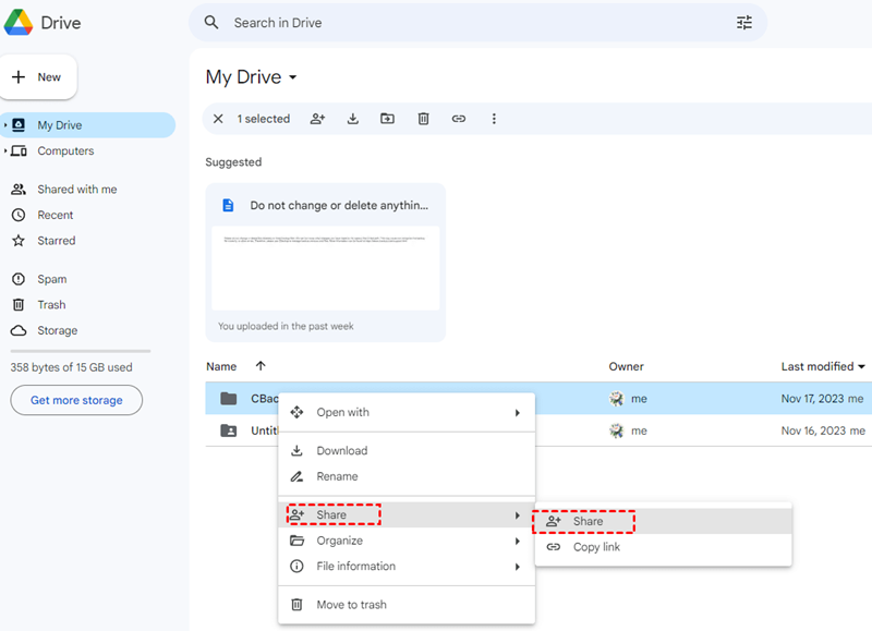 Cara Share File Tugas Google Drive Lewat Laptop