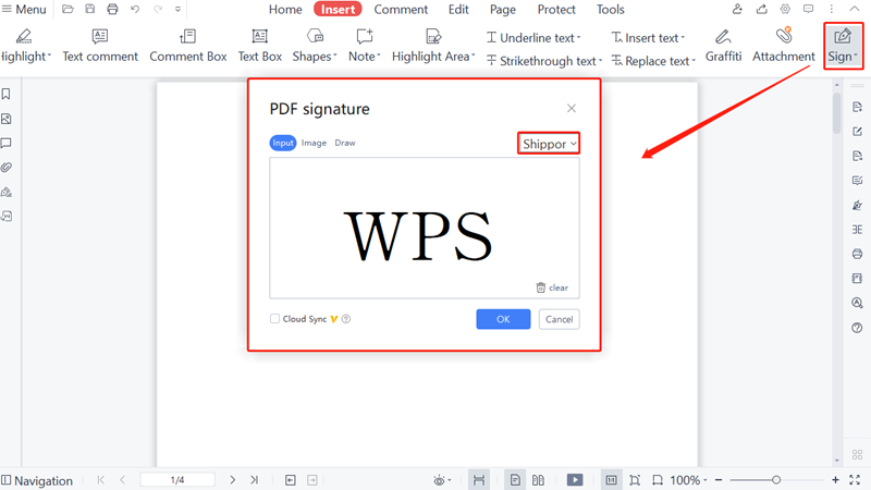 cara pakai pdf editor wps office - Isi dan Tanda Tangan Formulir