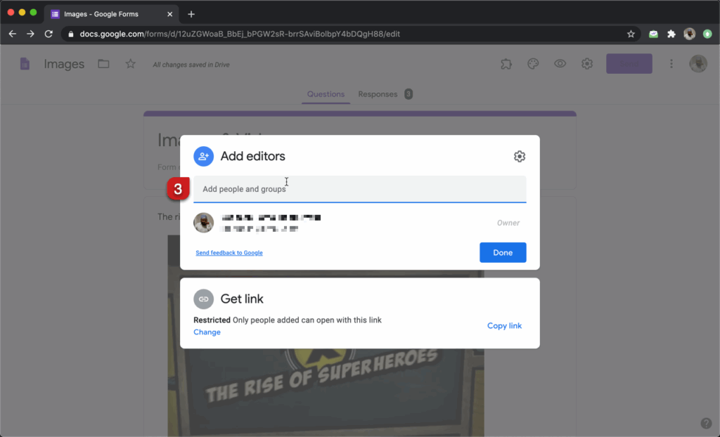 Cara Google Form Bisa Diedit Orang Lain 2