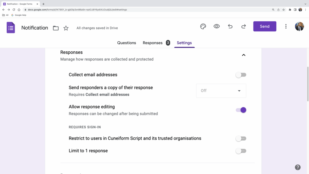 Cara Google Form Bisa Diedit Orang Lain 3