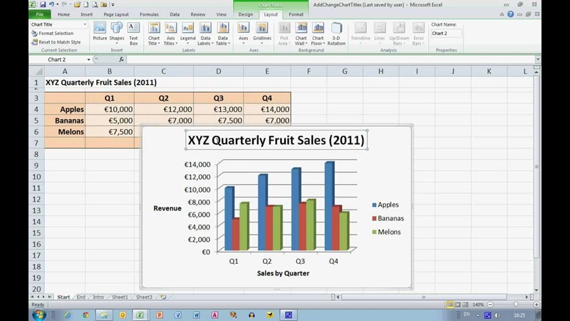 Cara Membuat Grafik di Excel 3