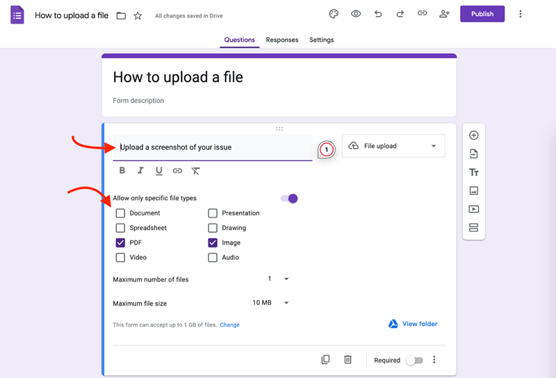 Cara Upload File di Google Forms 2