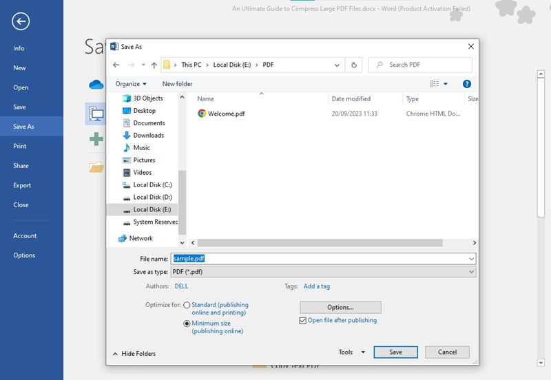 Cara Kompres File PDF